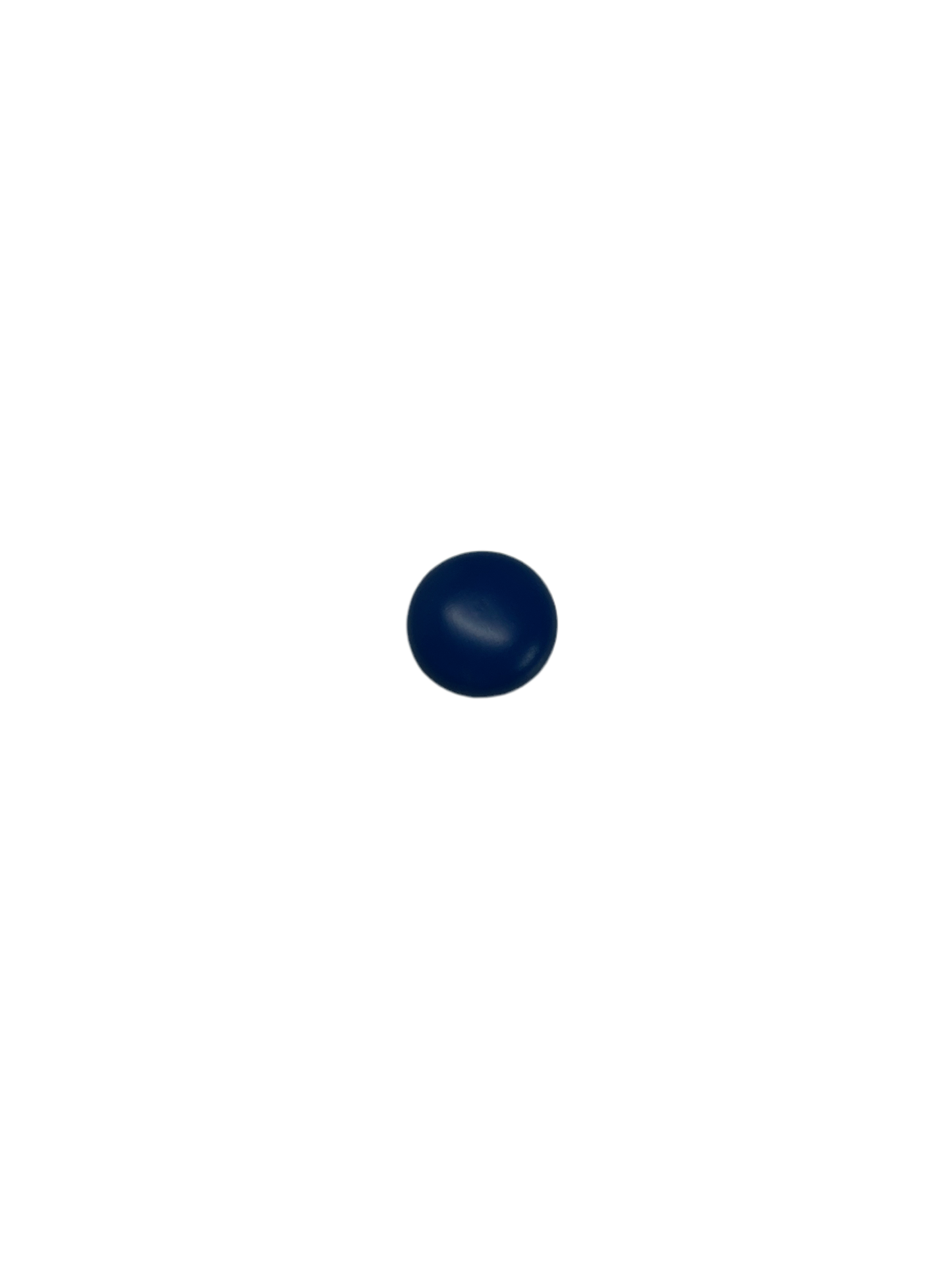 Pomello in legno verniciato - Blu Opaco