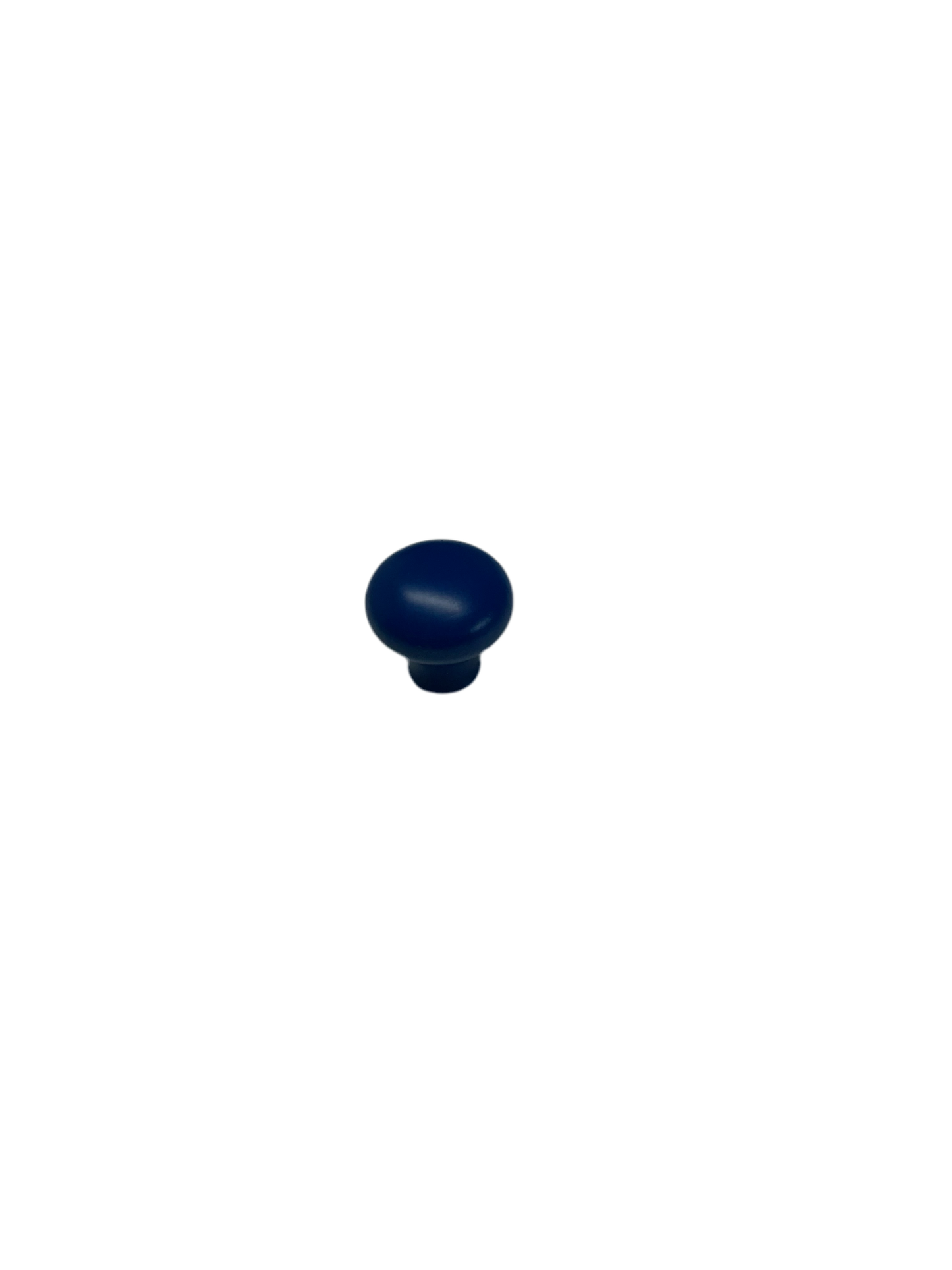Pomello in legno verniciato - Blu Opaco